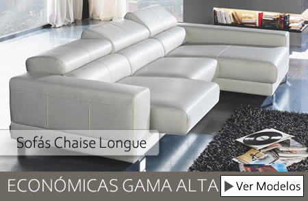 Sofás chaise longue